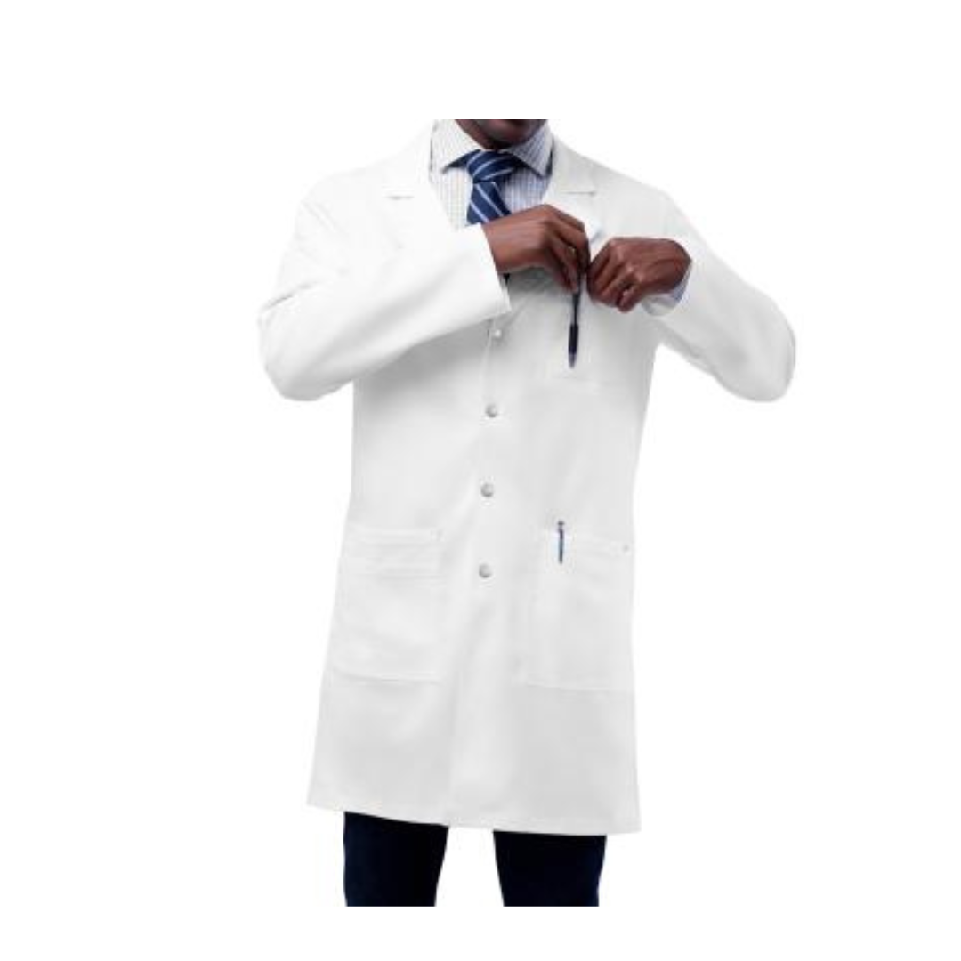 Unisex 36" Snap Front Lab Coat